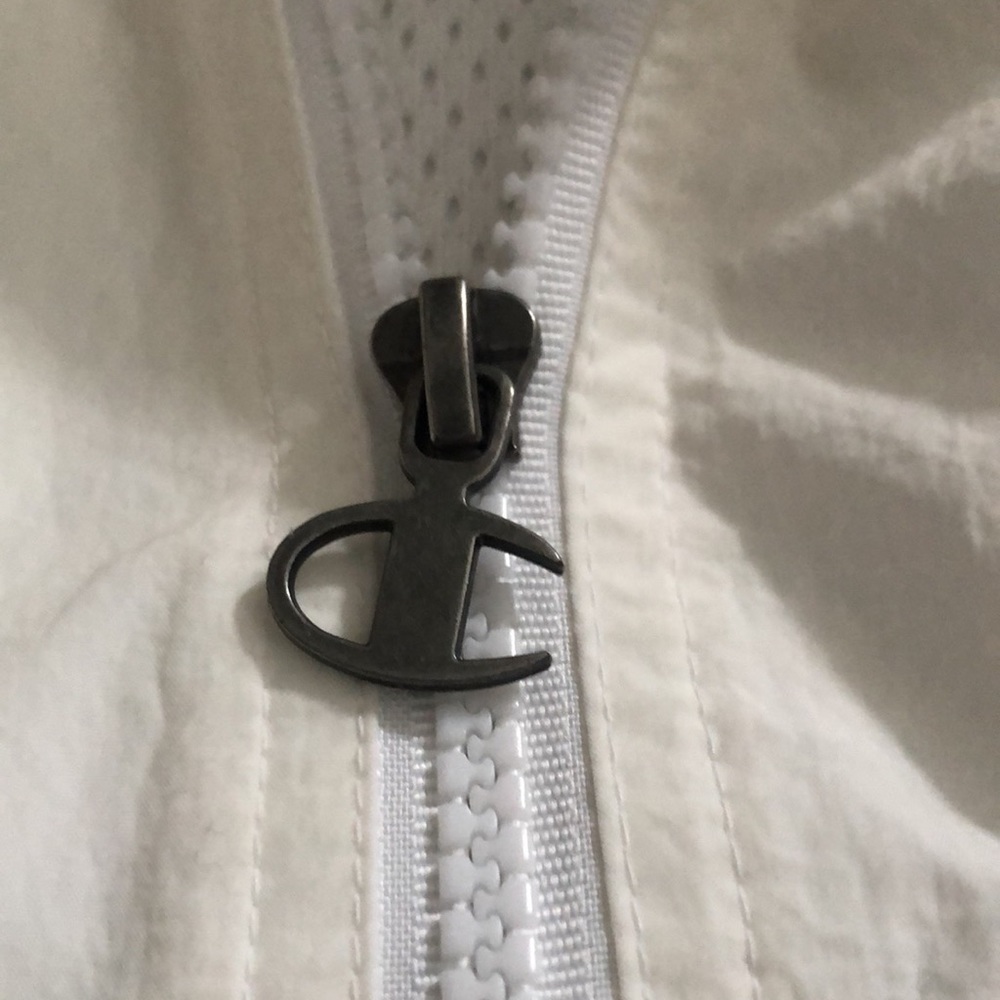 Champion Short Sleeve Quarter Zip Windbreaker Hoodie - Picture 6 of 8